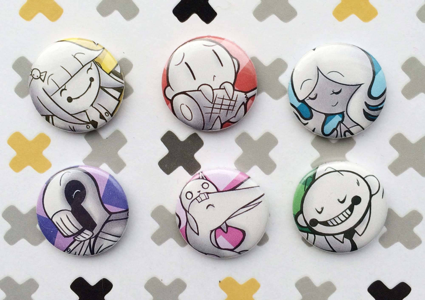 Mijn winkel Button OFF Game pin buttons