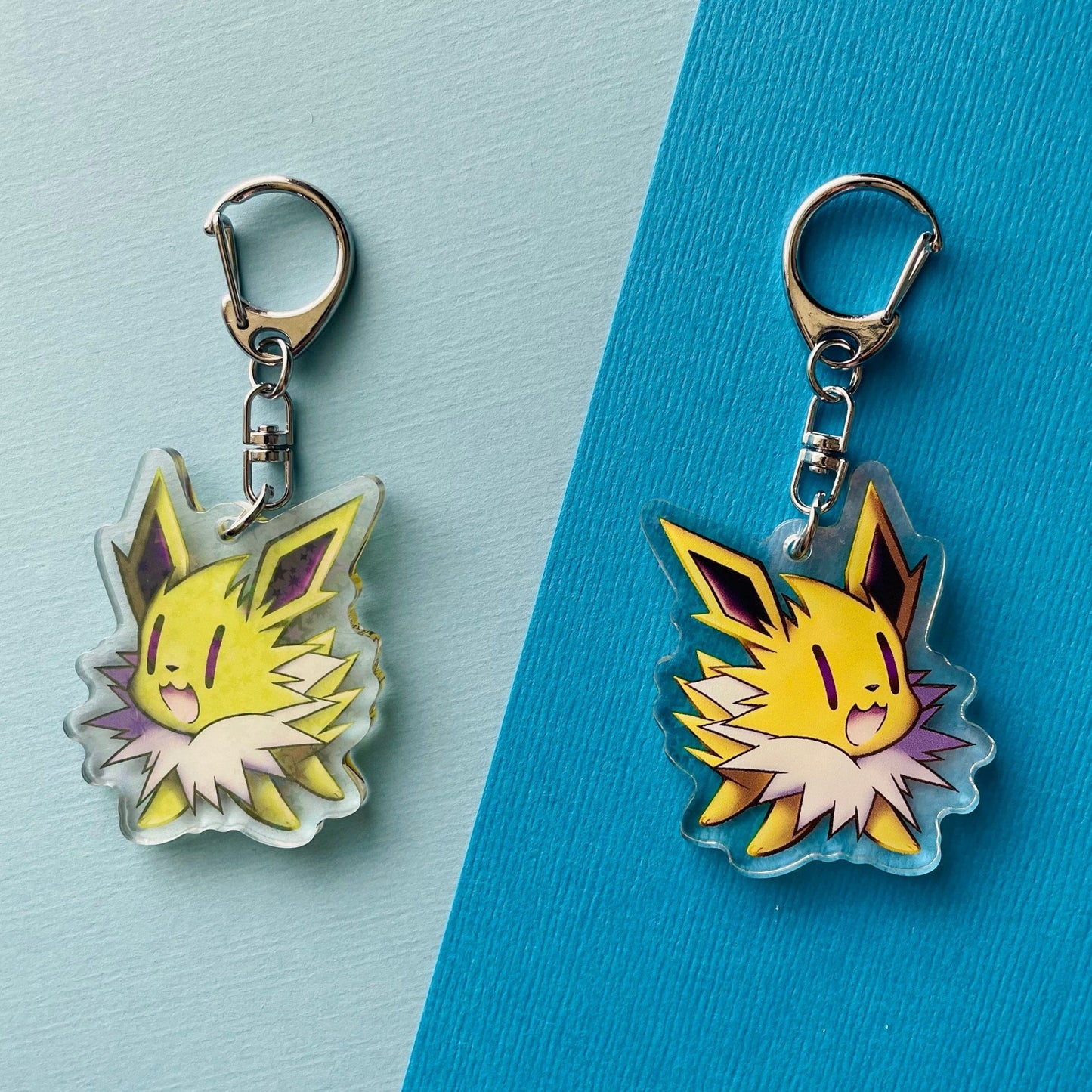 Mijn winkel Keychain Jolteon Pokemon Eevee's Evolutions Keychains