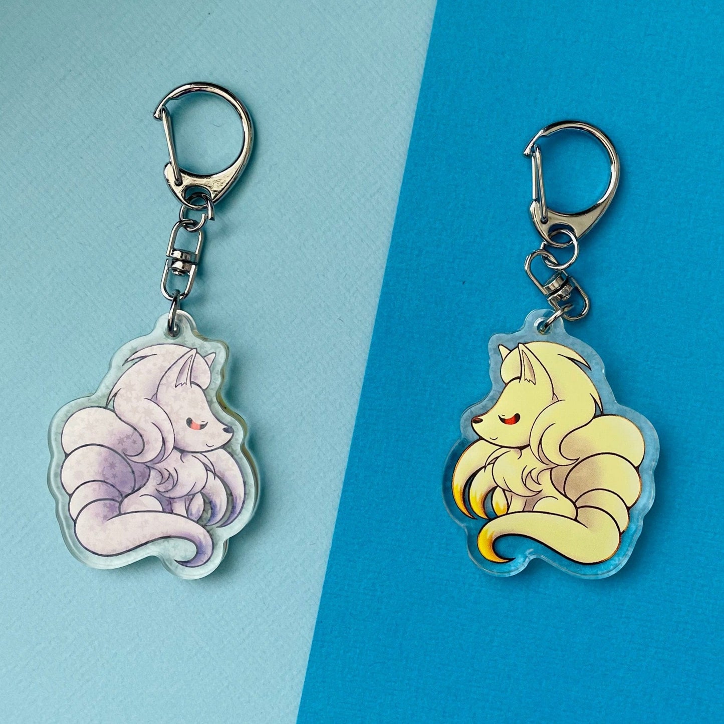 Mijn winkel Keychain Ninetales Pokemon Voxes Keychains