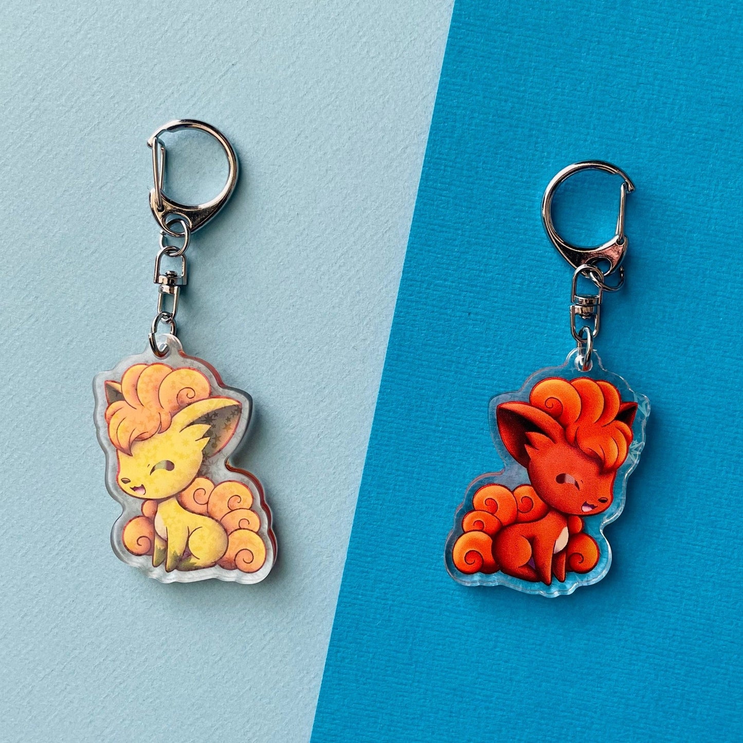 Mijn winkel Keychain Vulpix Pokemon Voxes Keychains