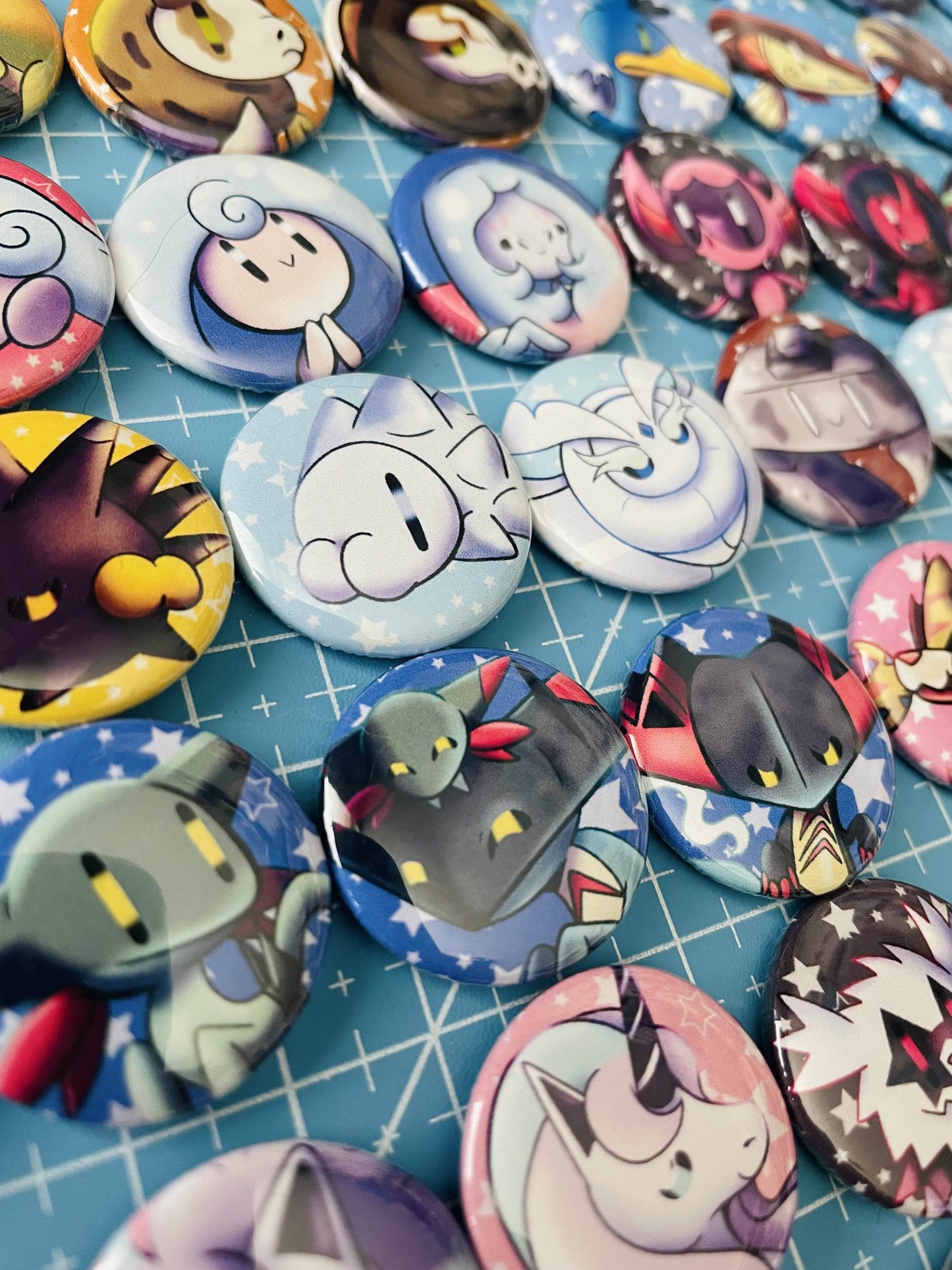 Pokemon Gen 8 pin buttons