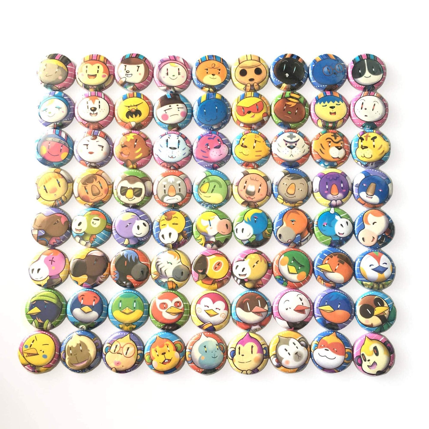 Mijn winkel Button Animal Crossing Villagers pin buttons