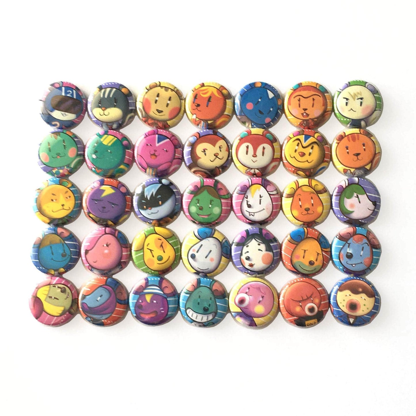 Mijn winkel Button Animal Crossing Villagers pin buttons