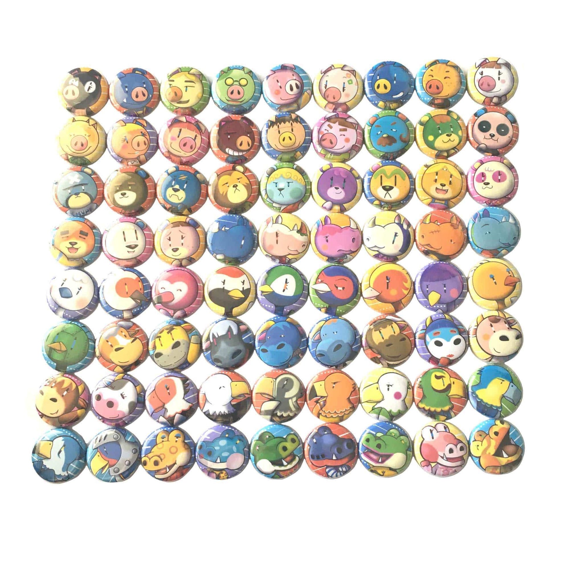 Mijn winkel Button Animal Crossing Villagers pin buttons