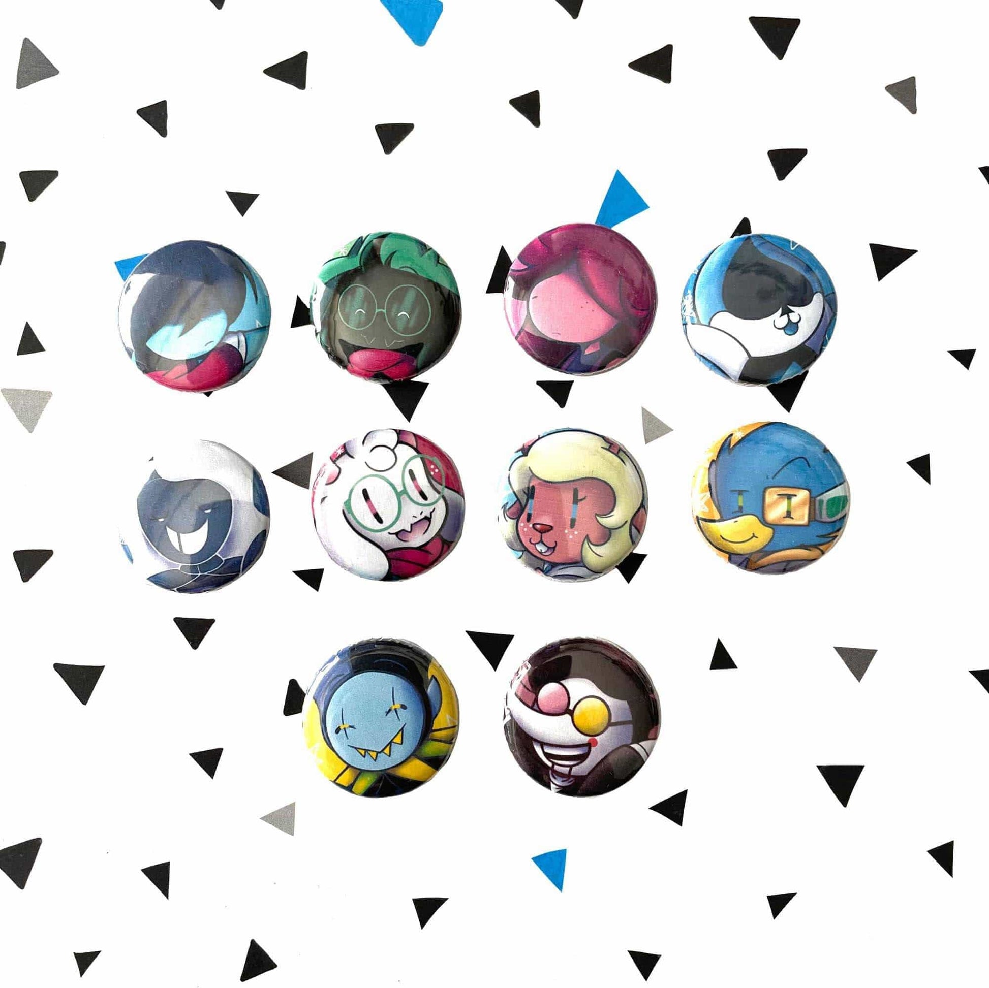 Mijn winkel Button Deltarune pin buttons