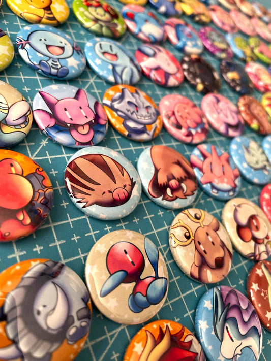 Mijn winkel Button Pokemon Gen 2 pin buttons