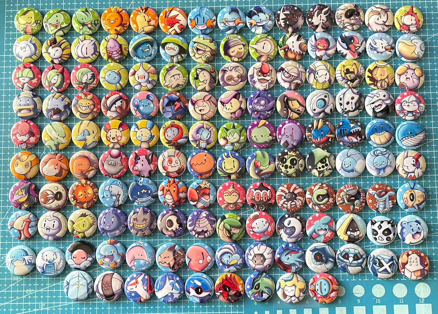 Mijn winkel Button Pokemon Gen 3 pin buttons