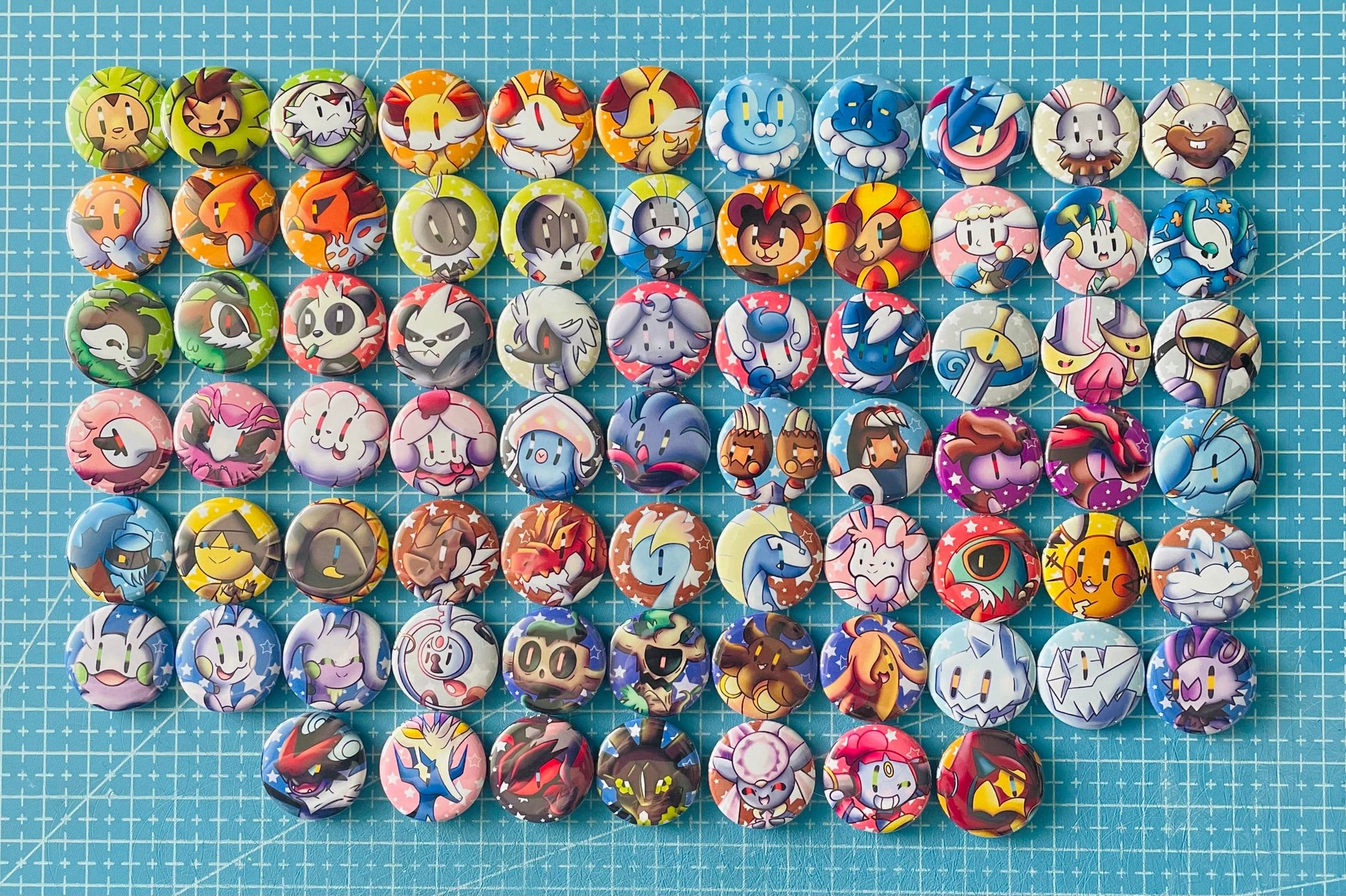 Mijn winkel Button Pokemon Gen 6 pin buttons