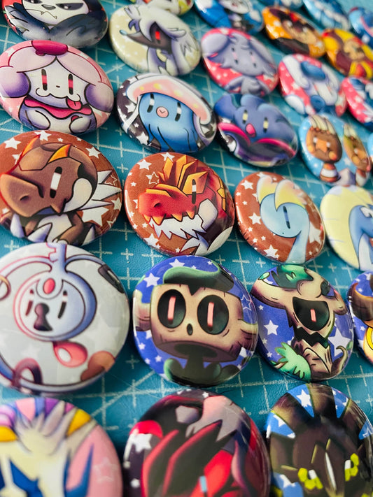 Mijn winkel Button Pokemon Gen 6 pin buttons