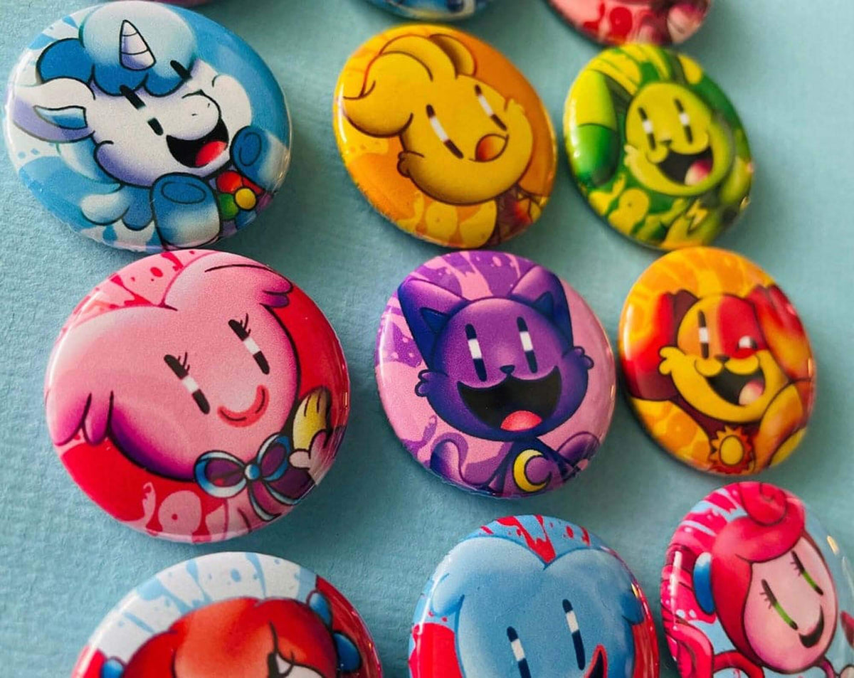 Poppy Playtime pin buttons – IAMBLEU