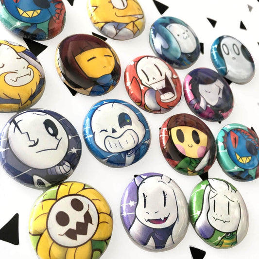 Mijn winkel Button Undertale pin buttons