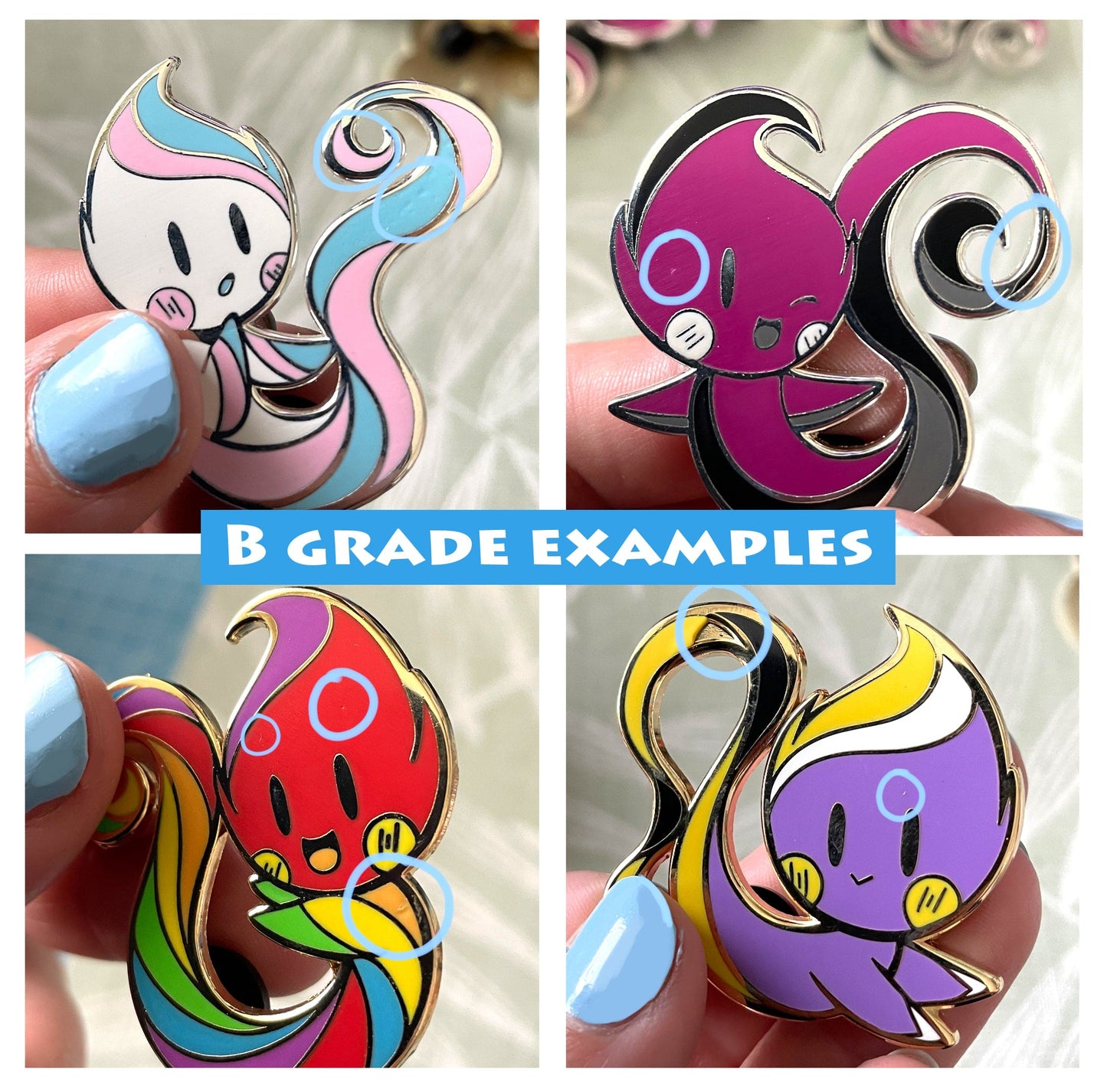 IAMBLEU Enamel pin Agender Pride Flame Hard Enamel Pin