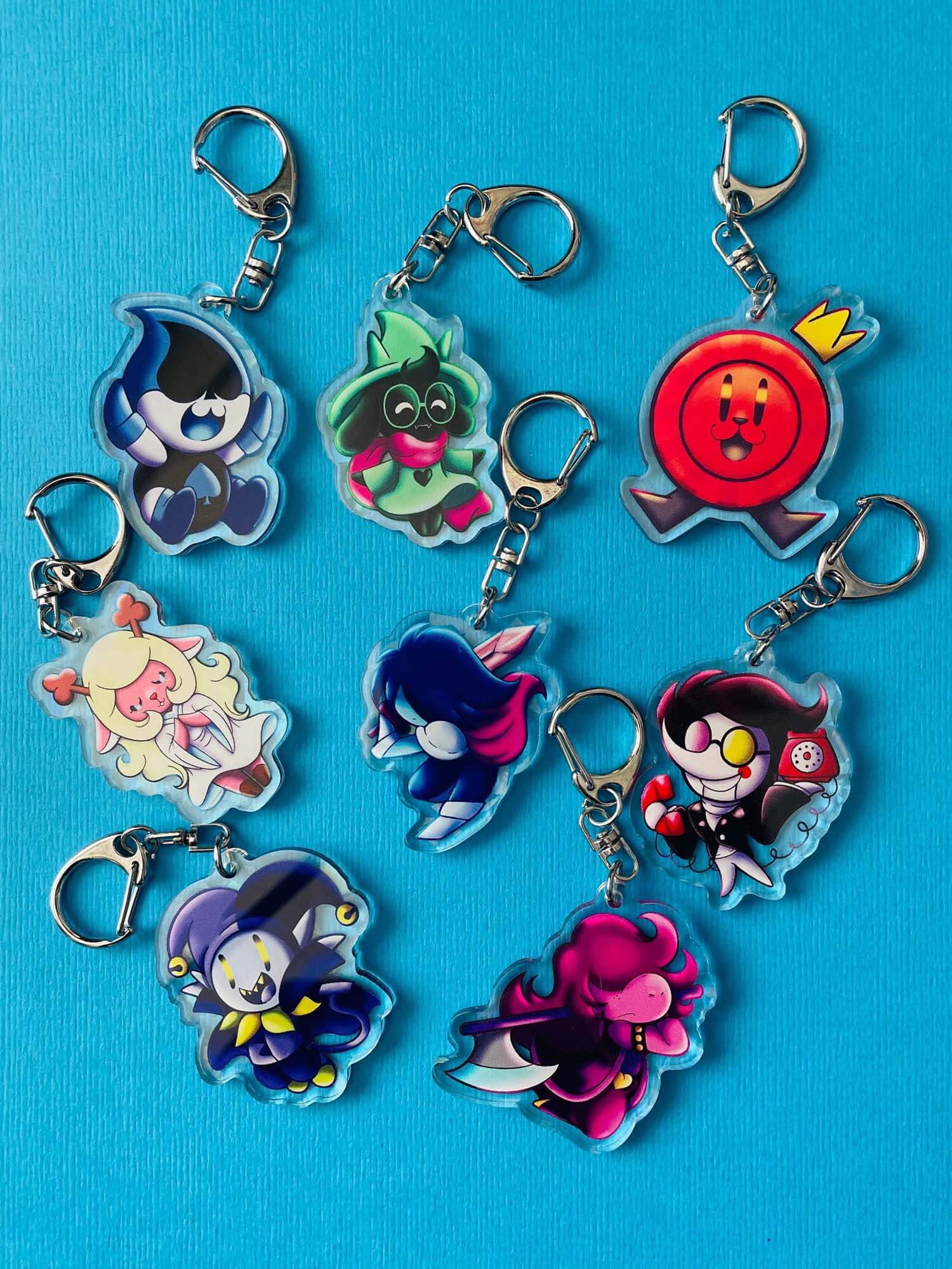 Mijn winkel Keychain Deltarune Keychains