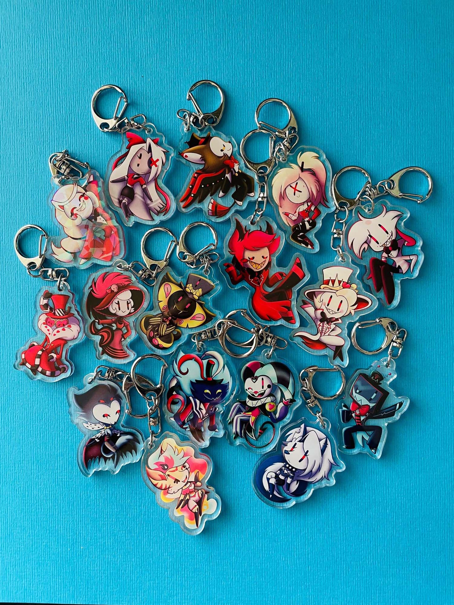 Mijn winkel Keychain Hazbin Hotel and Helluva Boss Keychains