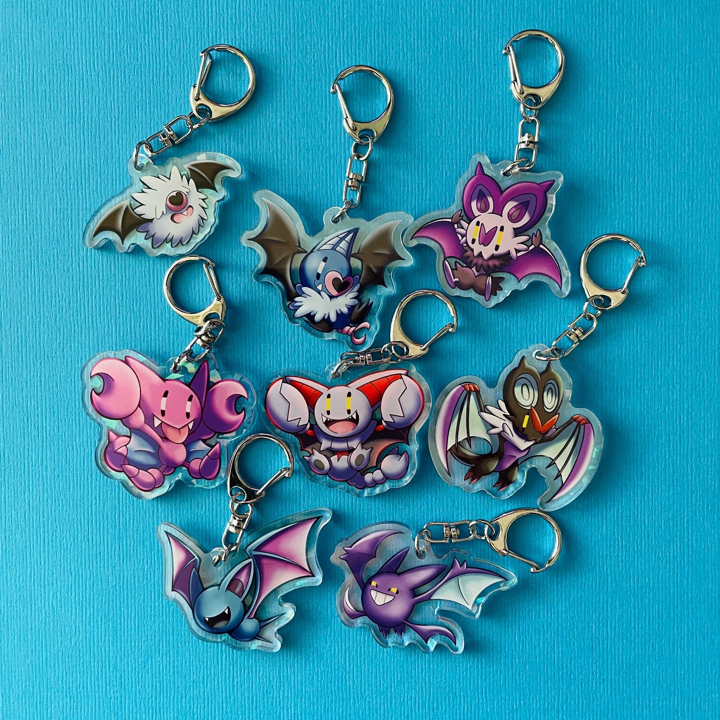 Mijn winkel Keychain Pokemon Bats Keychains