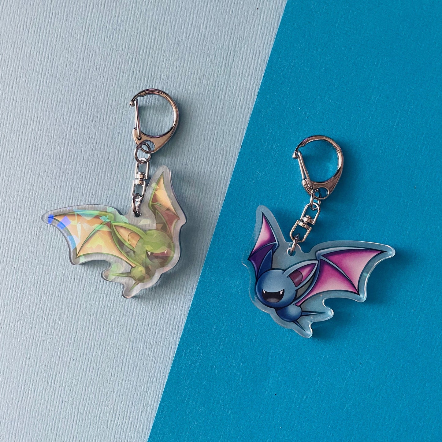 Mijn winkel Keychain Zubat Pokemon Bats Keychains