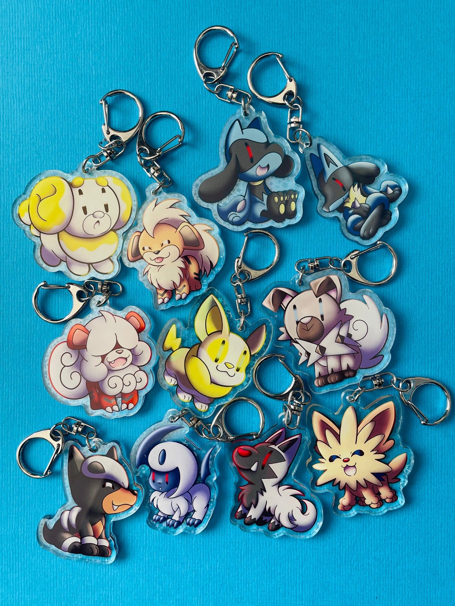 Mijn winkel Keychain Pokemon Dogs Keychains