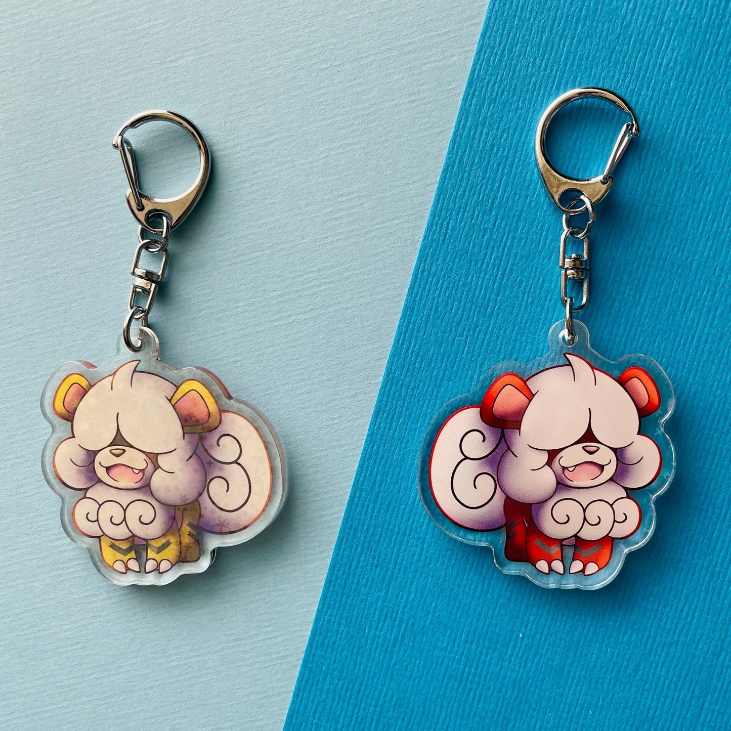 Mijn winkel Keychain Hisuian Growlithe Pokemon Dogs Keychains