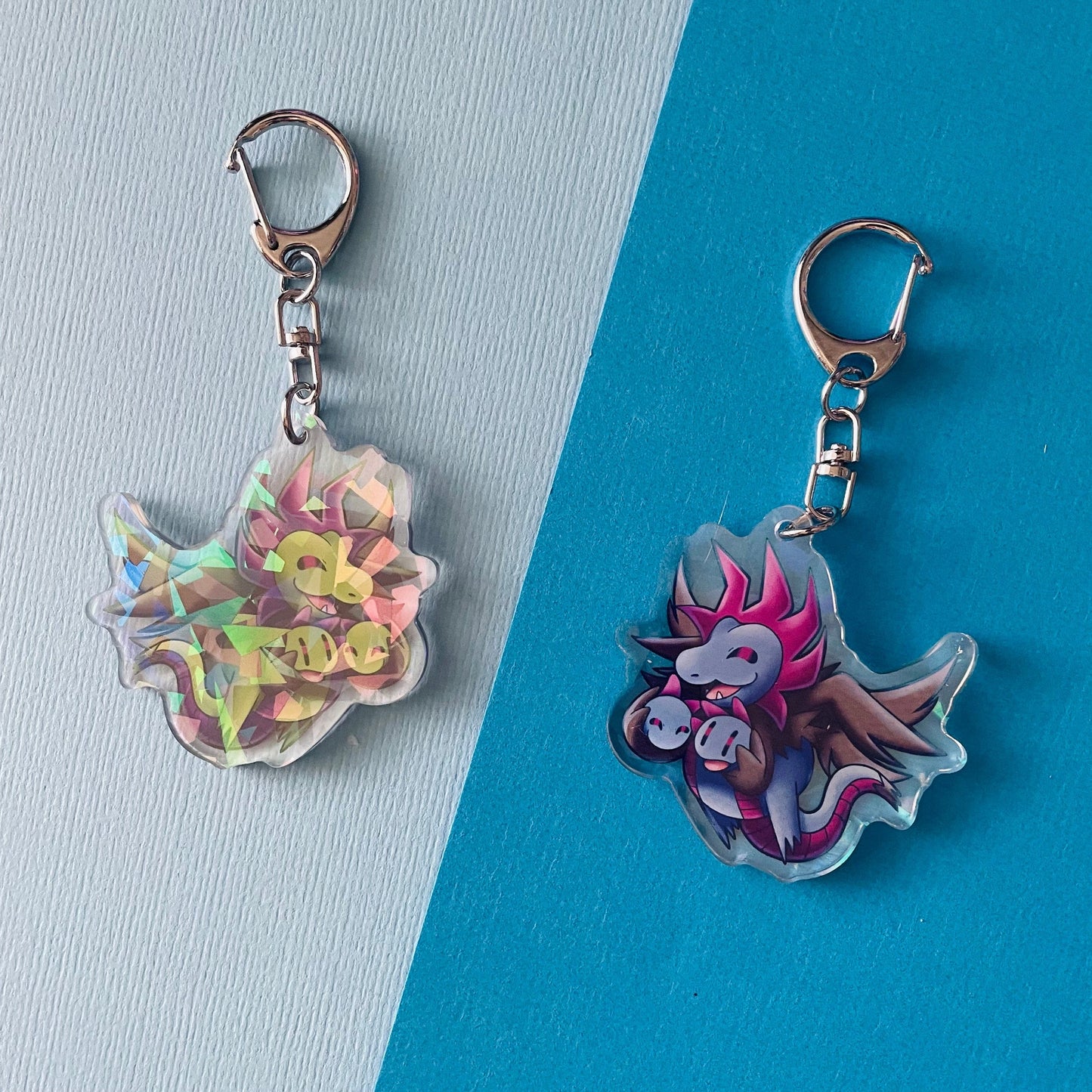 Mijn winkel Keychain Hydreigon Pokemon Dragons Keychains