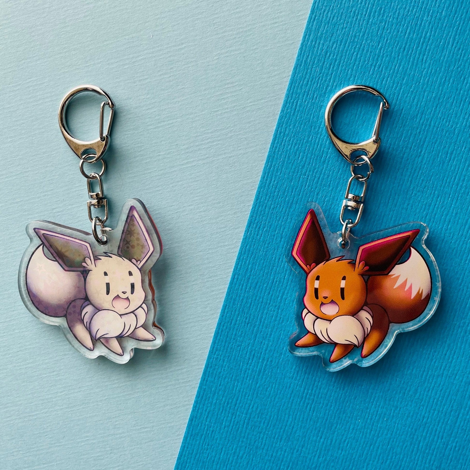 Mijn winkel Keychain Eevee Pokemon Eevee's Evolutions Keychains