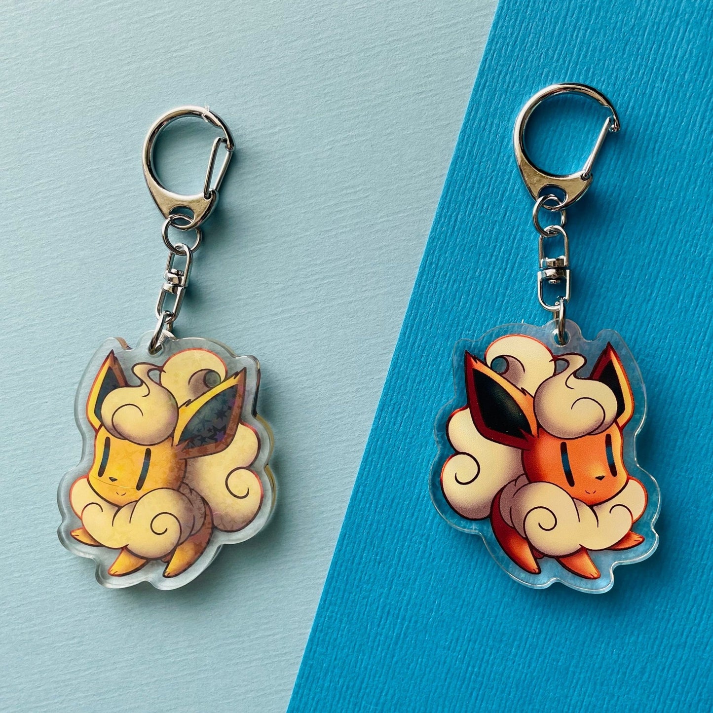 Mijn winkel Keychain Flareon Pokemon Eevee's Evolutions Keychains