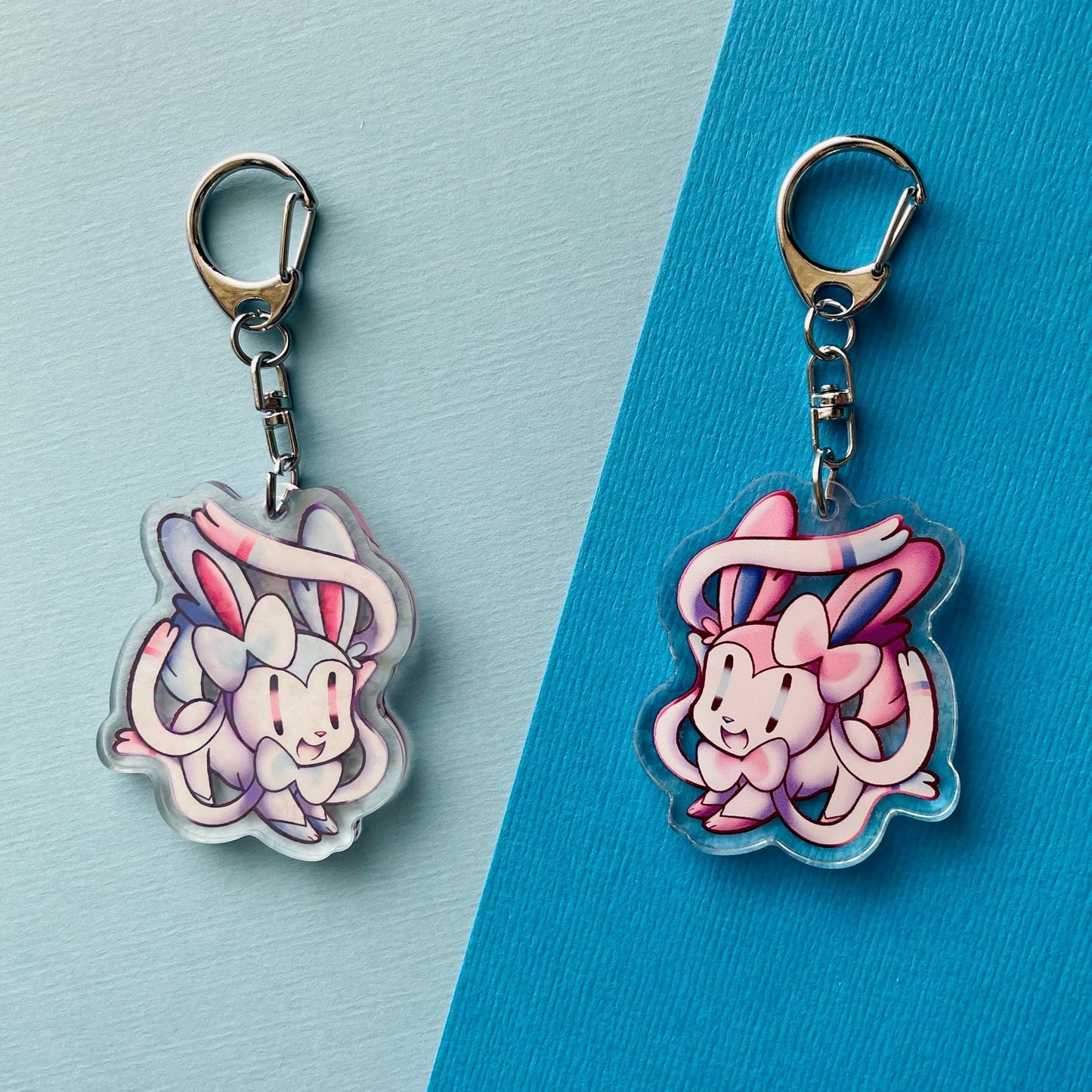 Mijn winkel Keychain Sylveon Pokemon Eevee's Evolutions Keychains