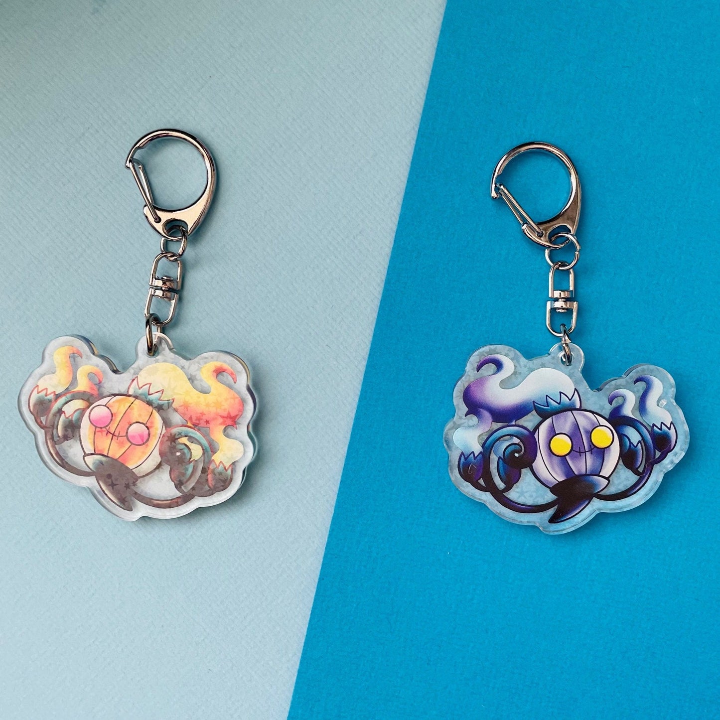 Mijn winkel Keychain Chandelure Pokemon Ghost type Keychains