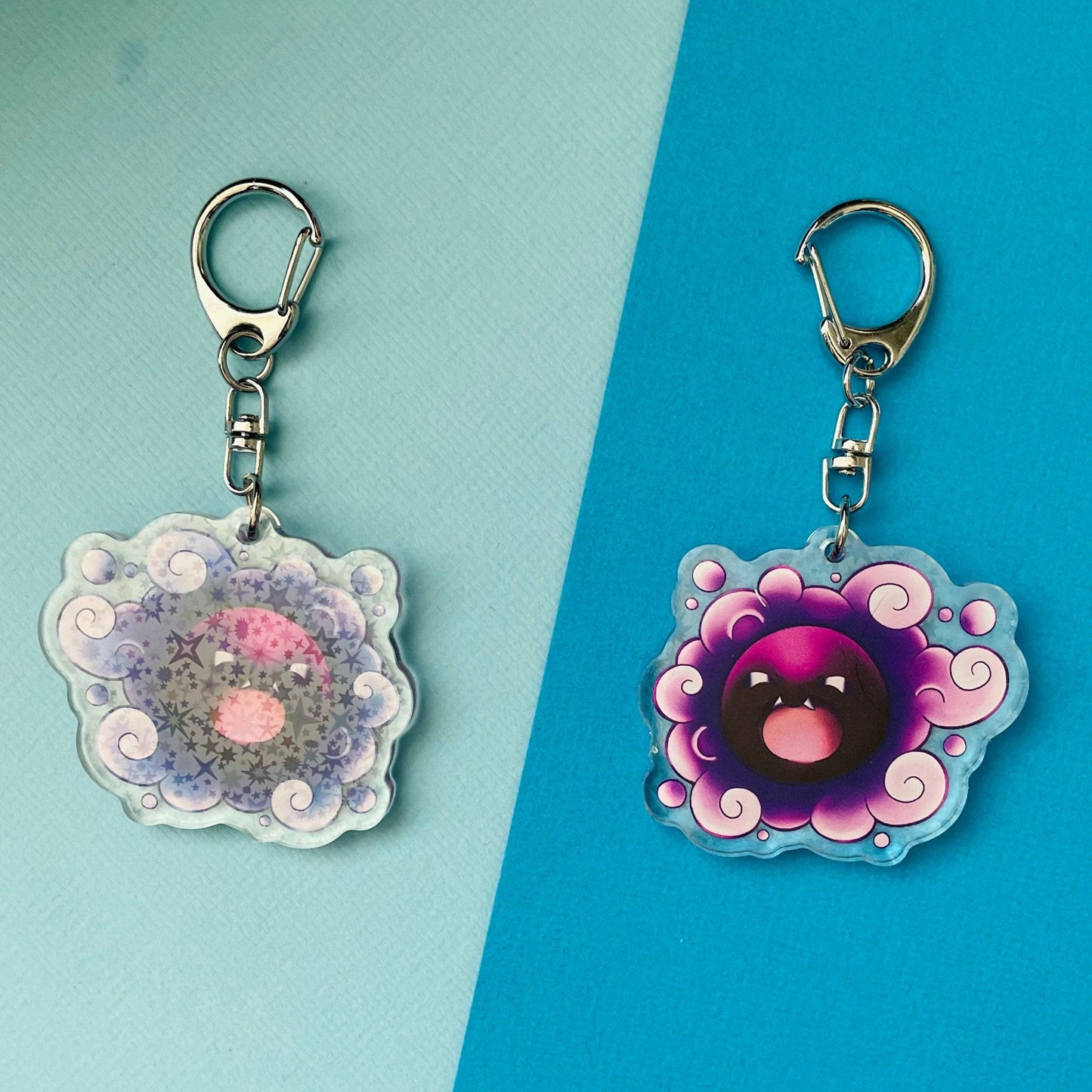 Mijn winkel Keychain Gastly Pokemon Ghost type Keychains