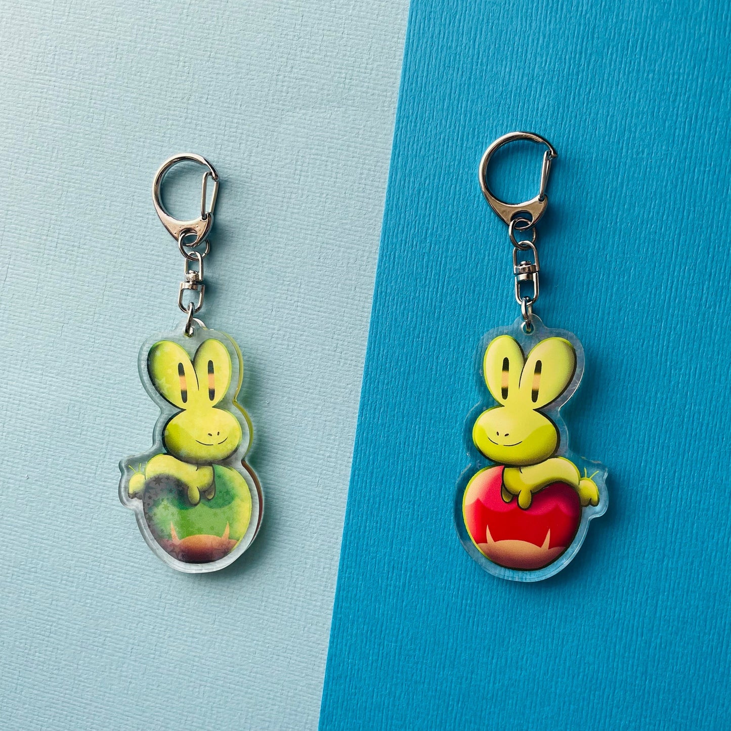 Mijn winkel Keychain Applin Pokemon Grass Type Keychains