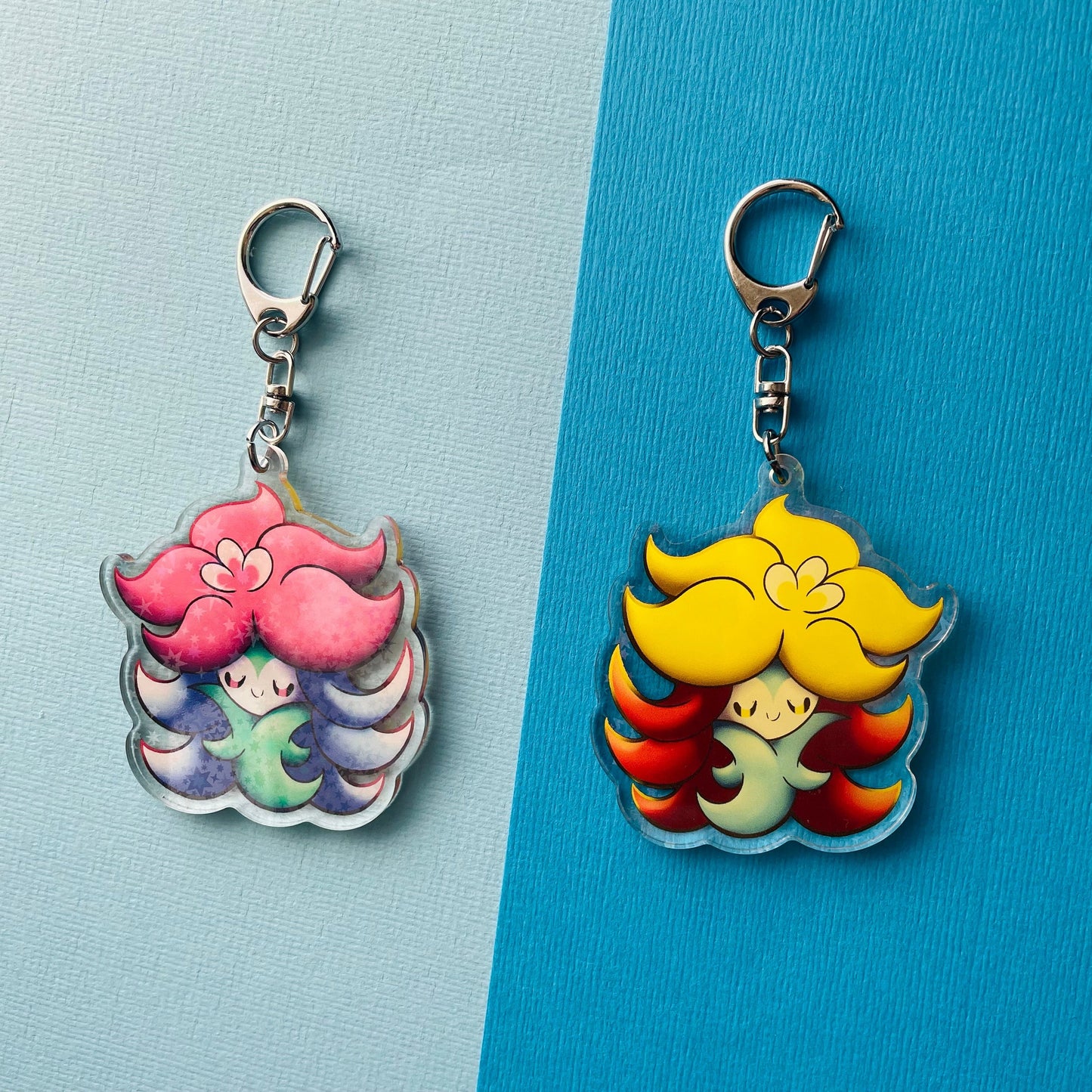 Mijn winkel Keychain Gossifleur Pokemon Grass Type Keychains