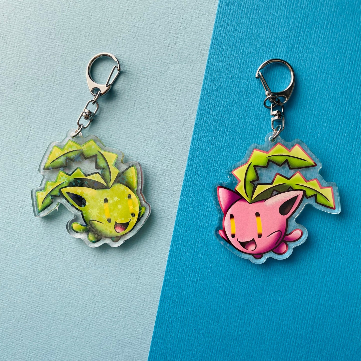 Mijn winkel Keychain Hoppip Pokemon Grass Type Keychains