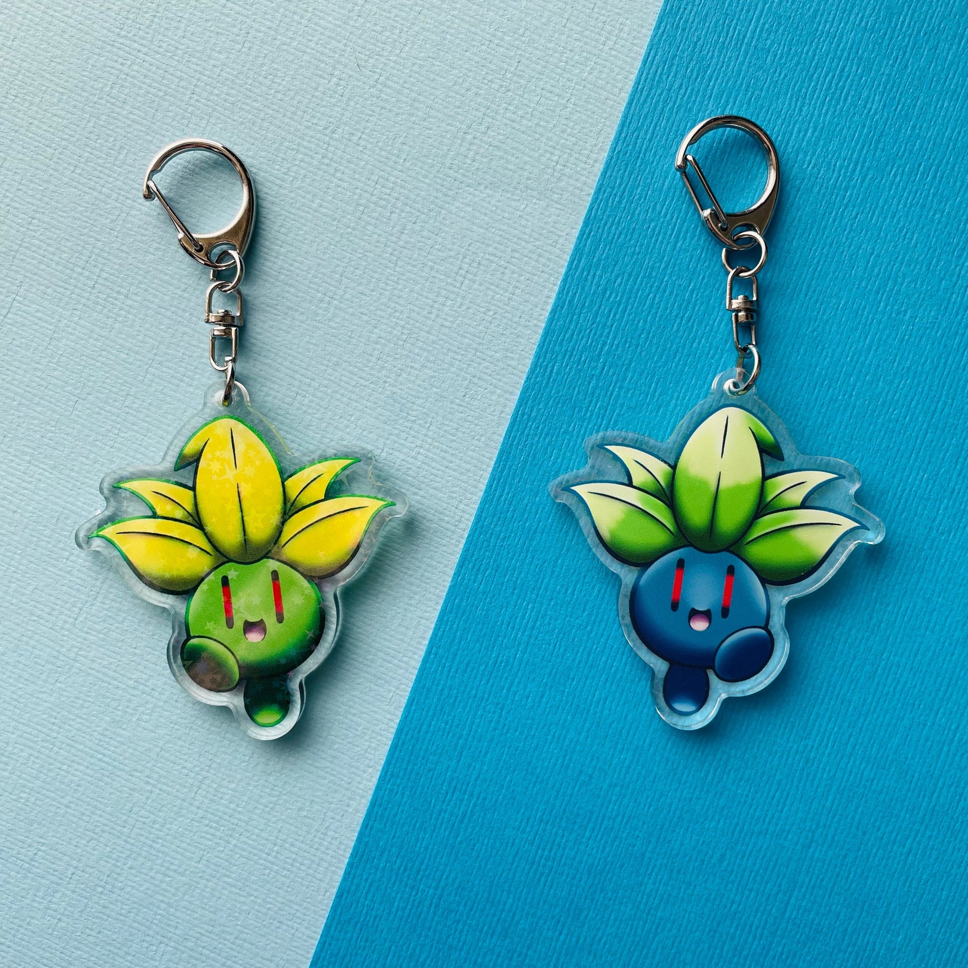 Mijn winkel Keychain Oddish Pokemon Grass Type Keychains