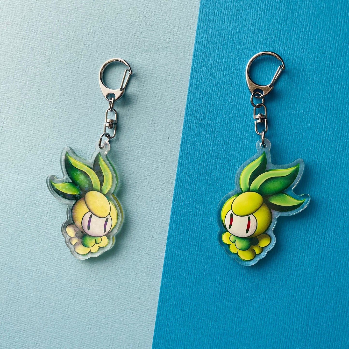 Mijn winkel Keychain Petilil Pokemon Grass Type Keychains