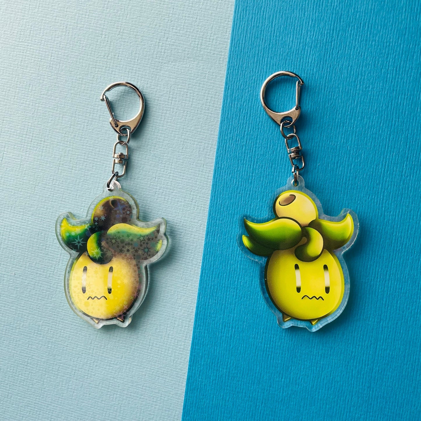 Mijn winkel Keychain Smoliv Pokemon Grass Type Keychains