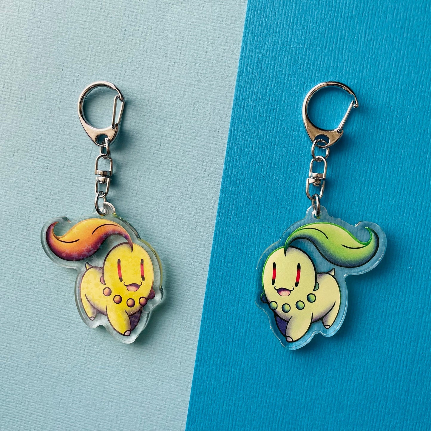 Mijn winkel Keychain Chikorita Pokemon Starters Keychains