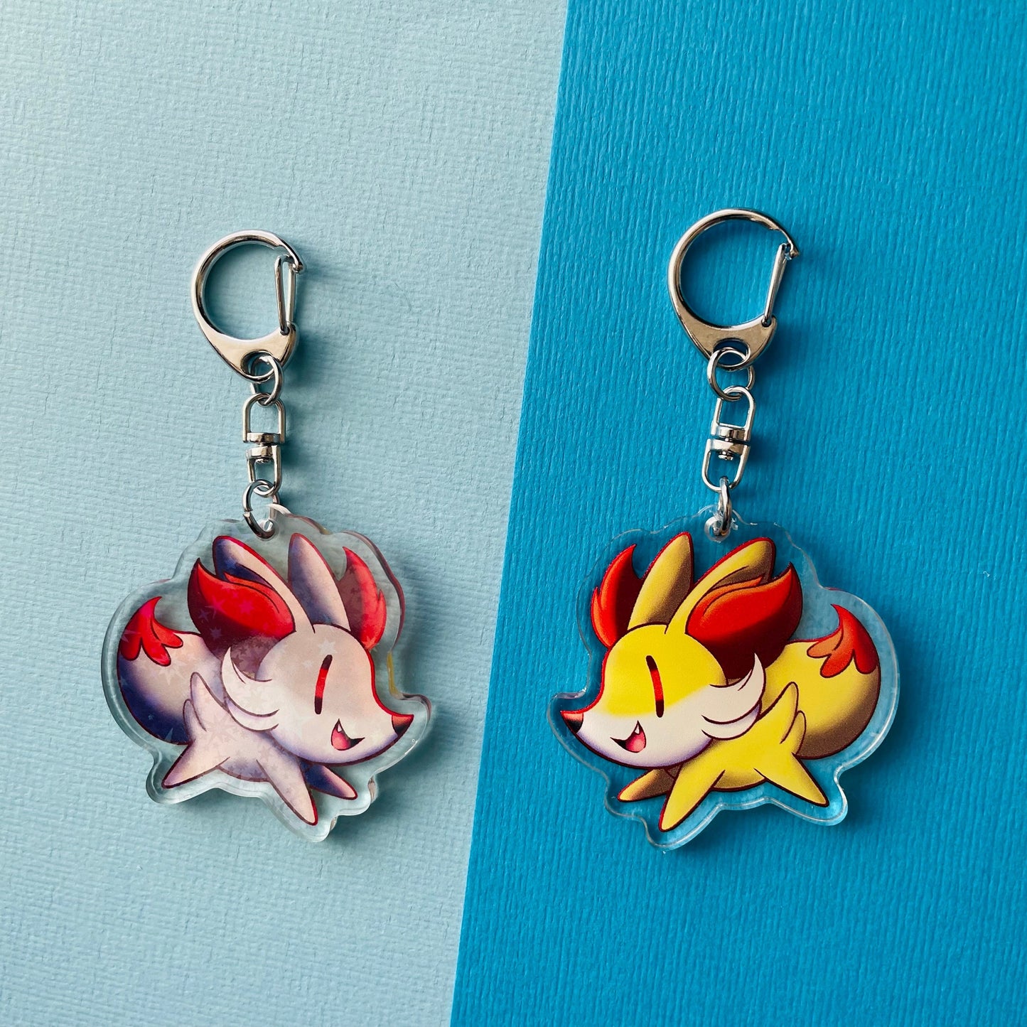 Mijn winkel Keychain Fennekin Pokemon Starters Keychains