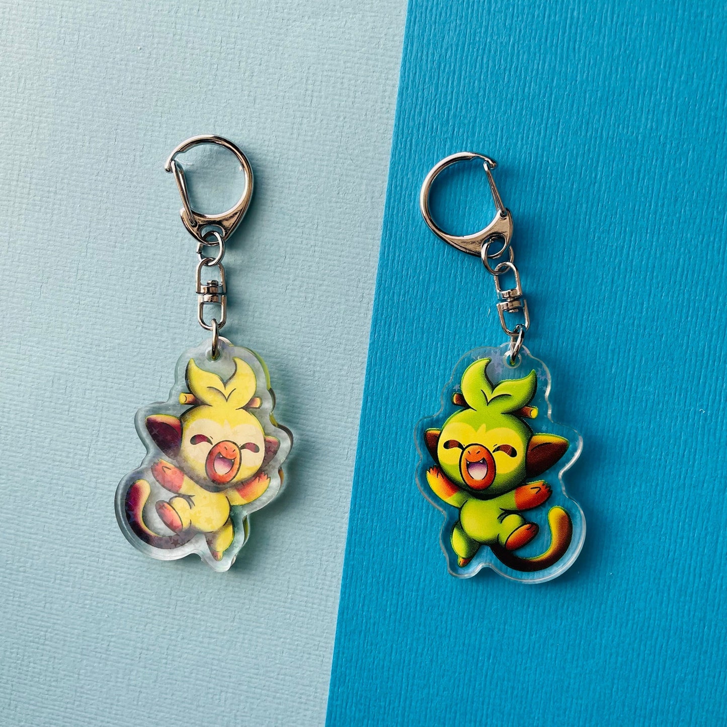 Mijn winkel Keychain Grookey Pokemon Starters Keychains