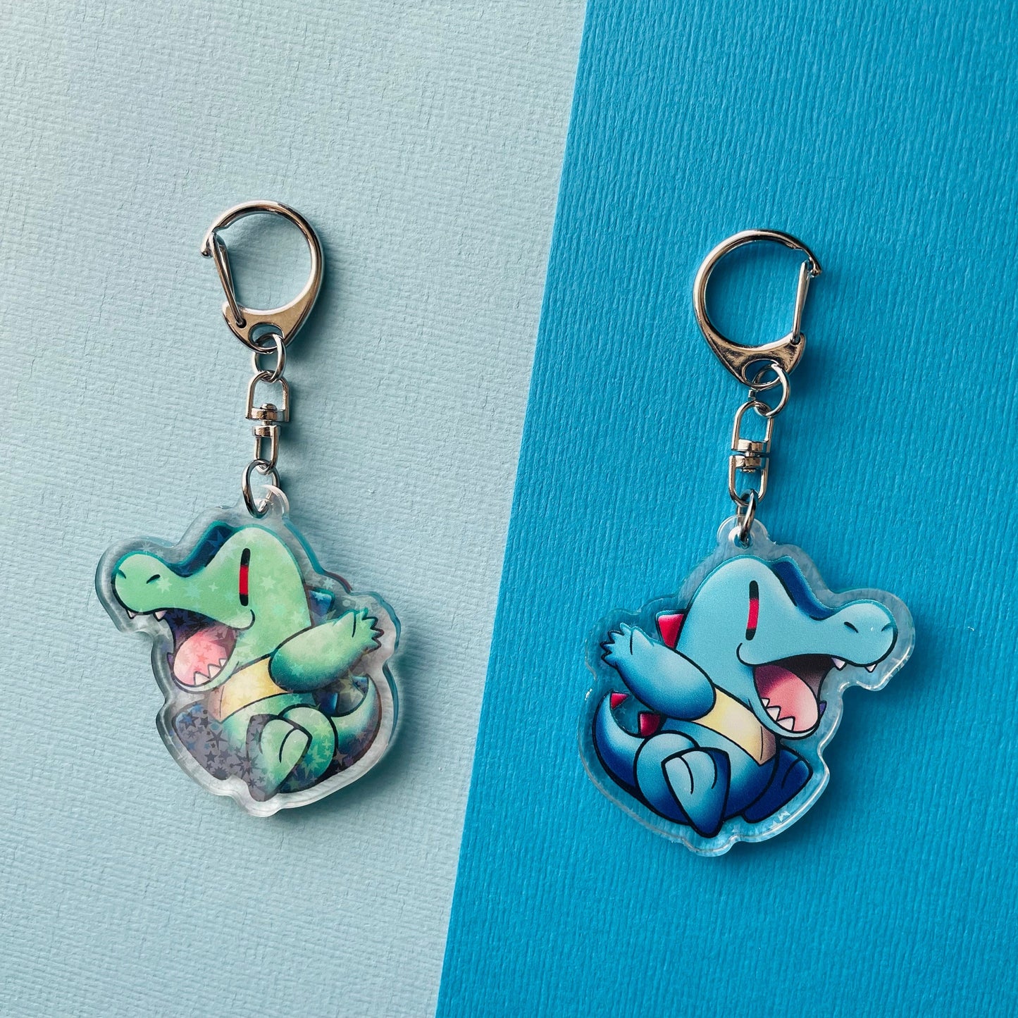 Mijn winkel Keychain Totodile Pokemon Starters Keychains