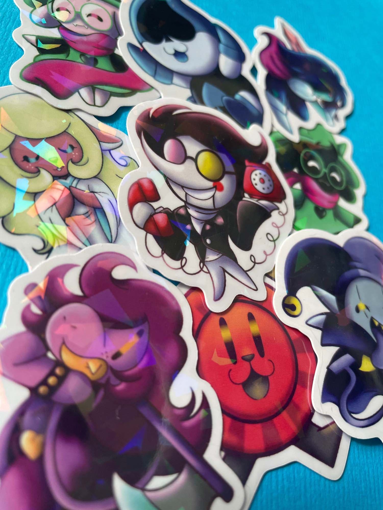 Mijn winkel Sticker Deltarune Vinyl Holographic Stickers