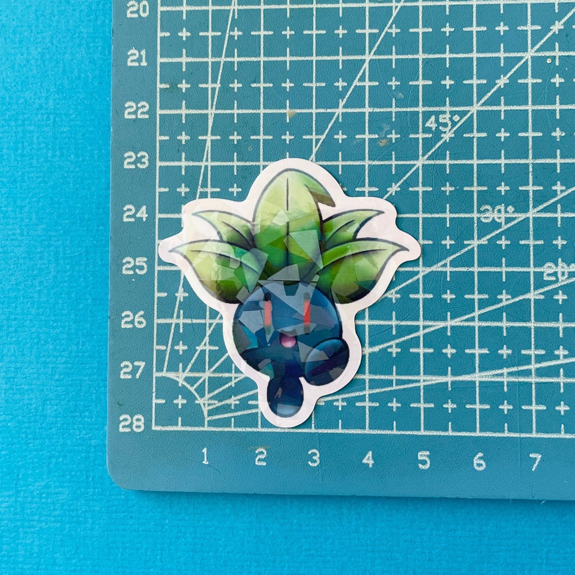 Mijn winkel Sticker Pokemon Grass Type Vinyl Holographic Stickers