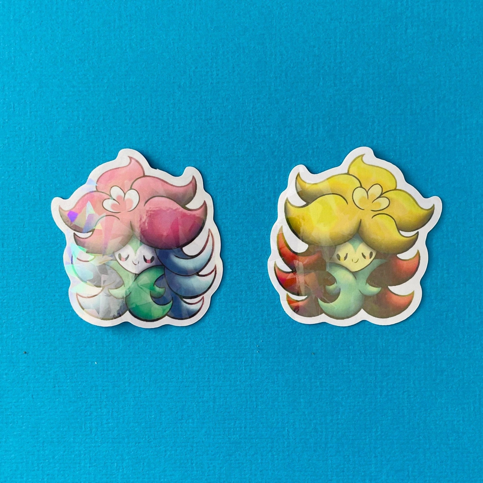 Mijn winkel Sticker Pokemon Grass Type Vinyl Holographic Stickers