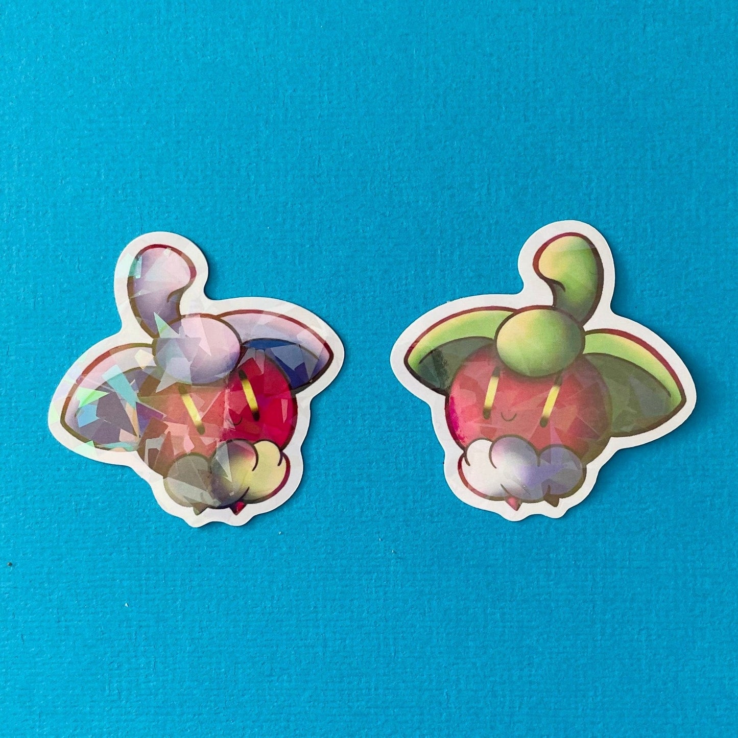 Mijn winkel Sticker Pokemon Grass Type Vinyl Holographic Stickers