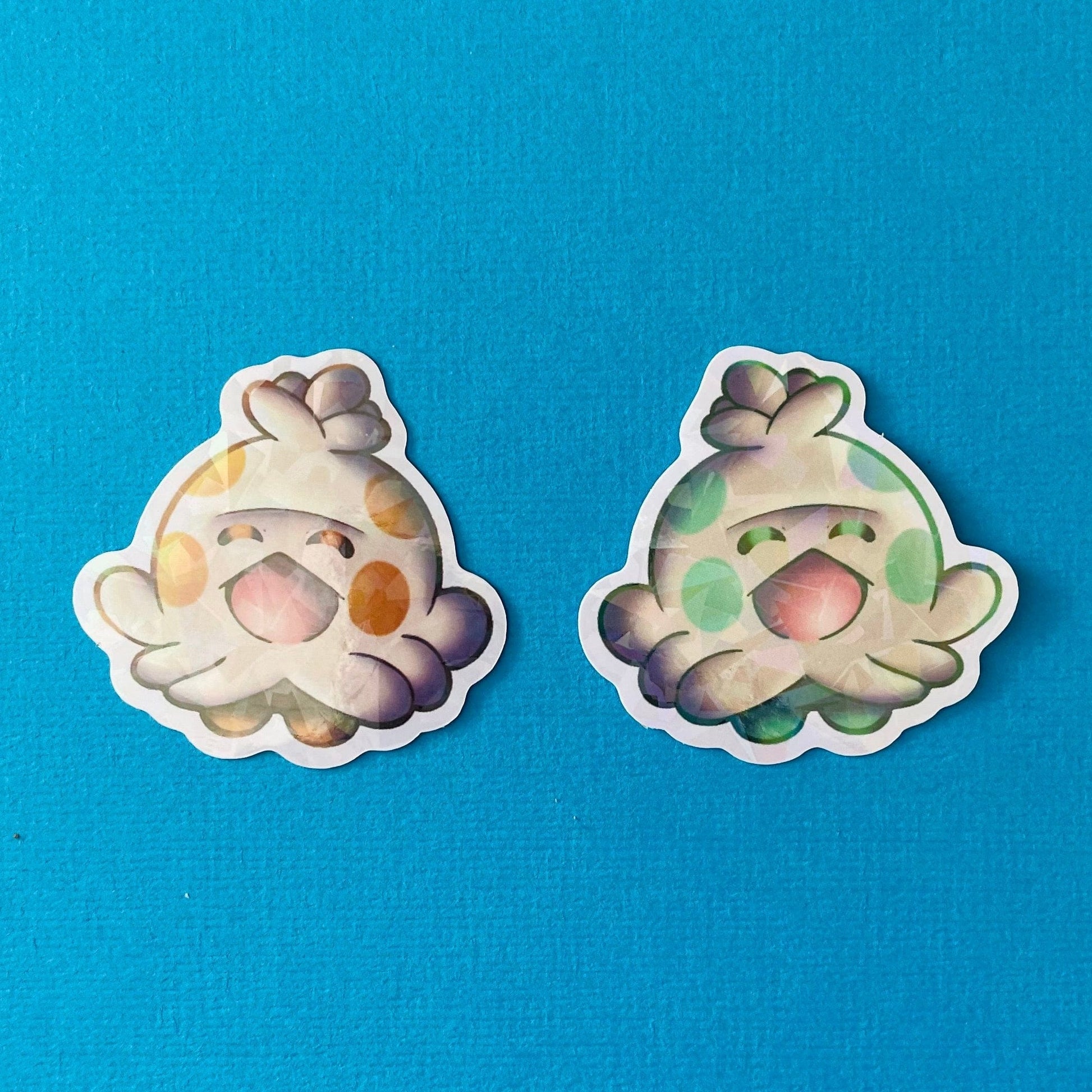 Mijn winkel Sticker Pokemon Grass Type Vinyl Holographic Stickers