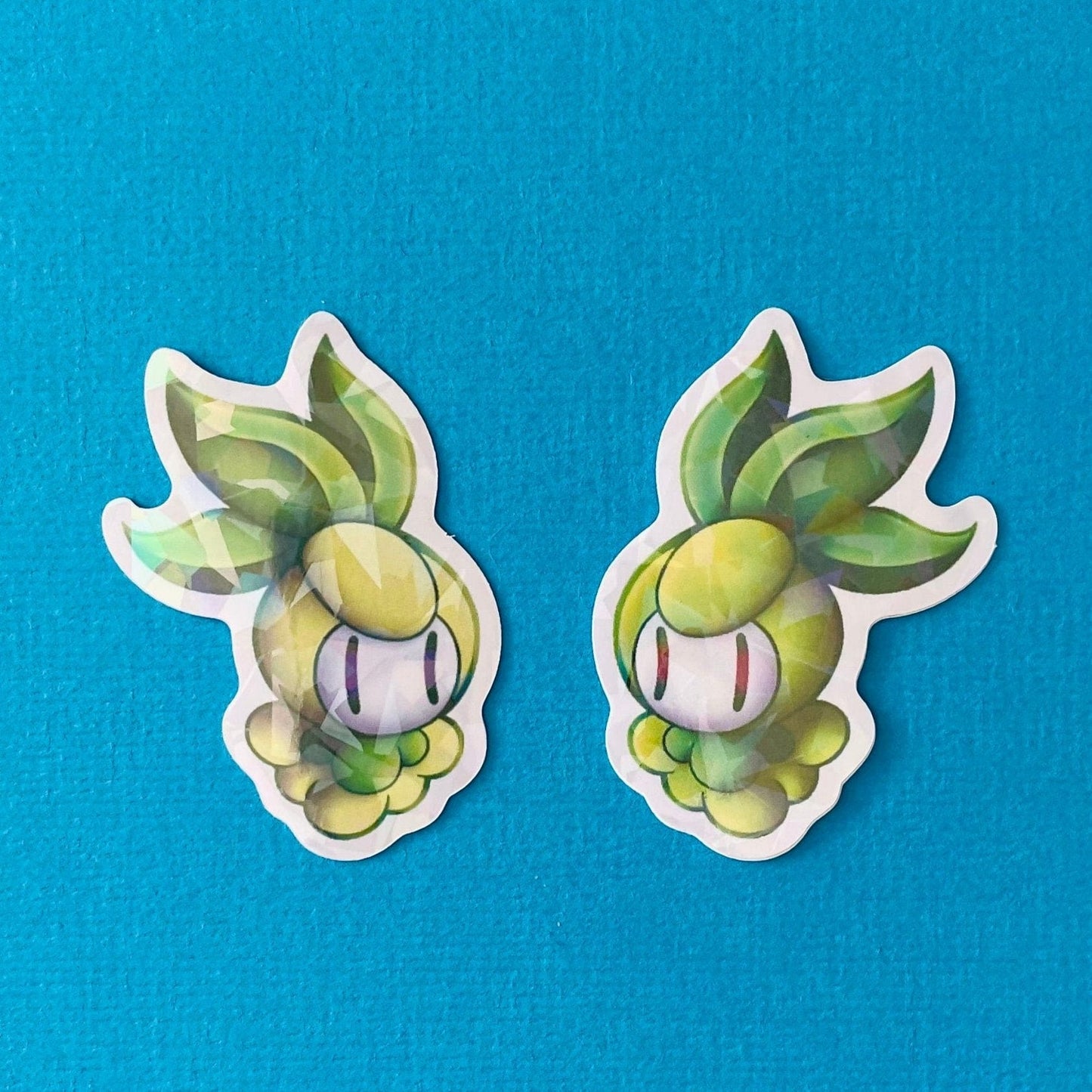 Mijn winkel Sticker Pokemon Grass Type Vinyl Holographic Stickers