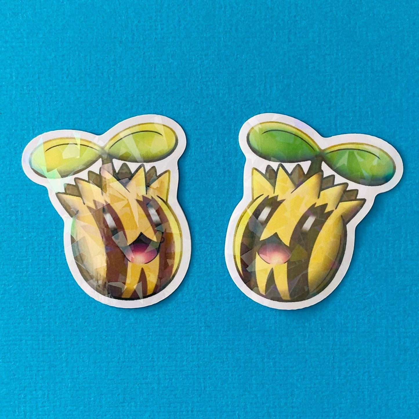 Mijn winkel Sticker Pokemon Grass Type Vinyl Holographic Stickers