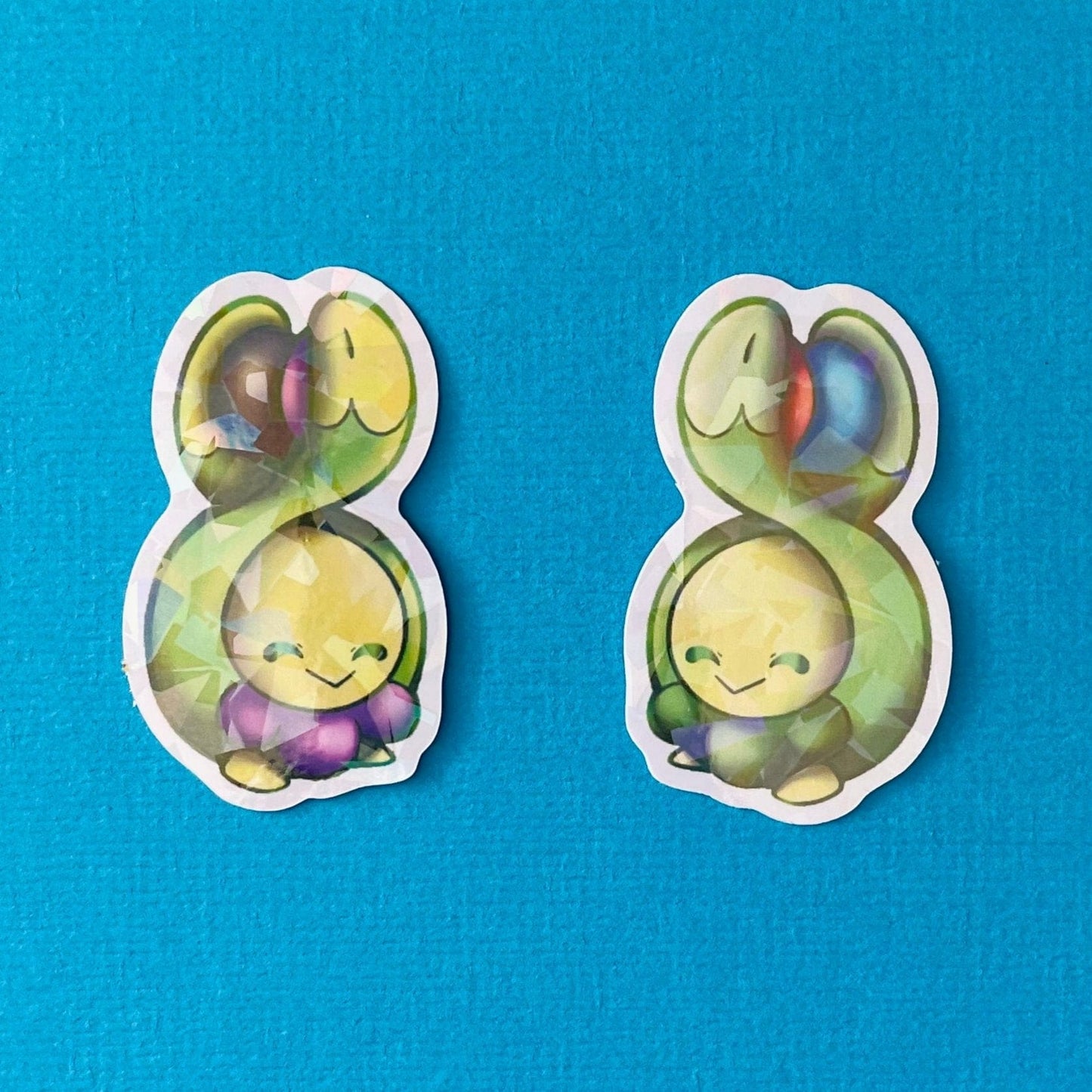 Mijn winkel Sticker Pokemon Grass Type Vinyl Holographic Stickers