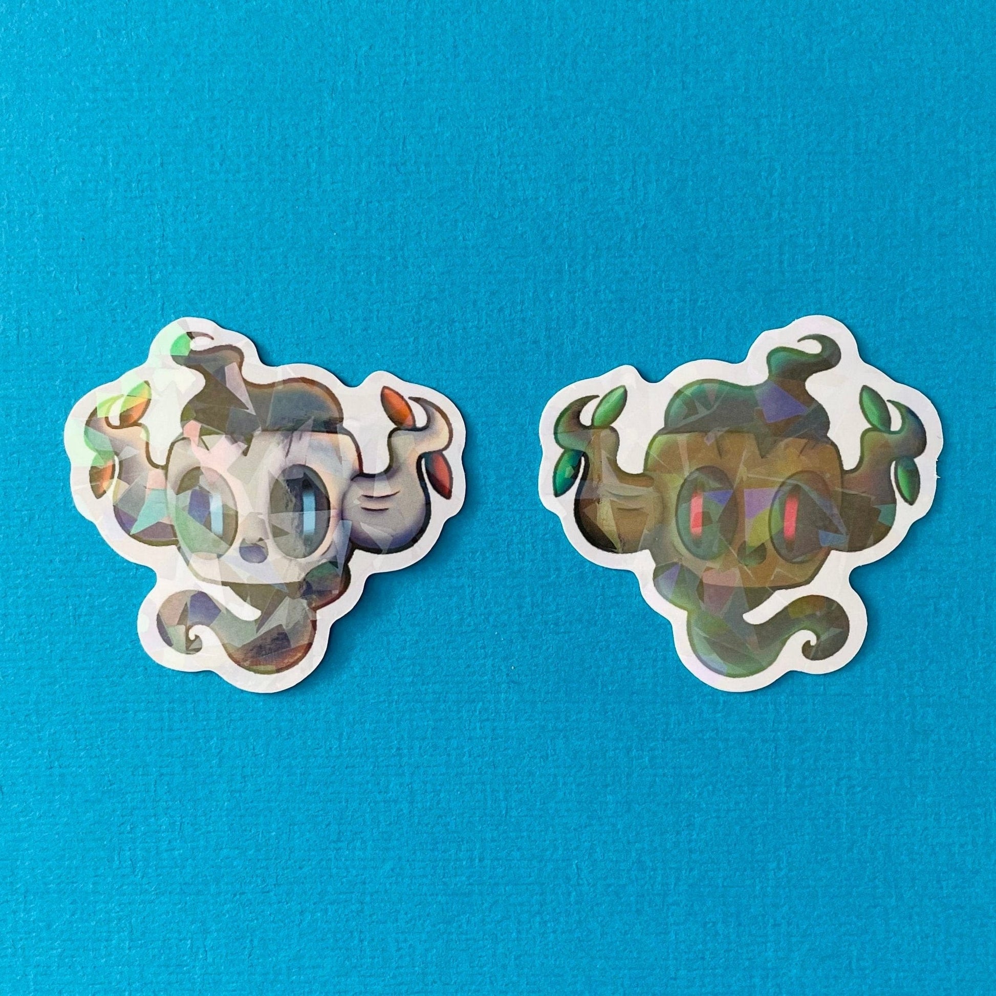 Mijn winkel Sticker Pokemon Grass Type Vinyl Holographic Stickers