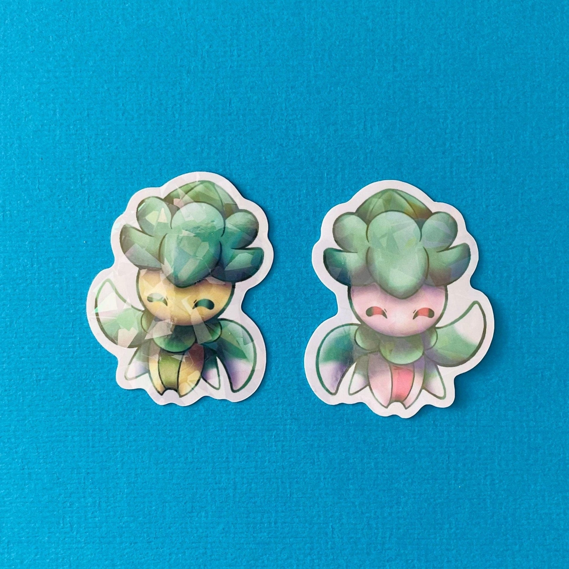 Mijn winkel Sticker Pokemon Grass Type Vinyl Holographic Stickers