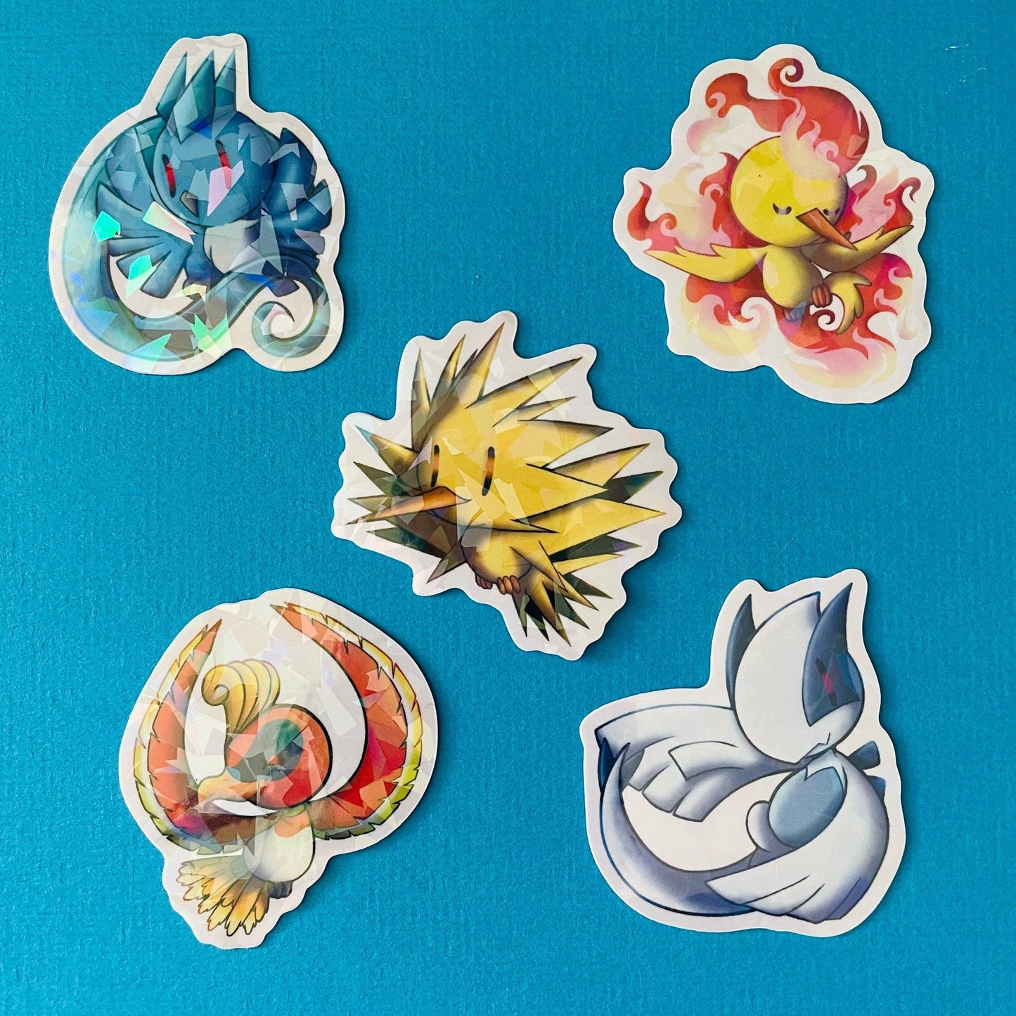 Mijn winkel Sticker Pokemon Legendary and Mythical Vinyl Holographic Stickers